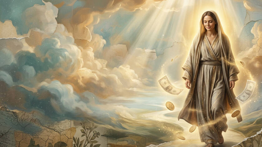 Descubra uma poderosa oração para encontrar dinheiro em qualquer lugar e fortalecer sua conexão com a prosperidade, a sorte e a abundância.